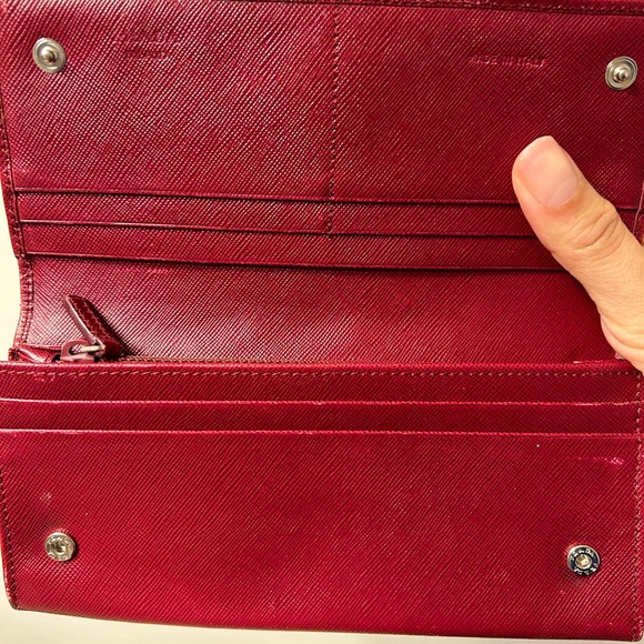 Prada Iris Saffiano Leather Long Wallet - Picture 5 of 7